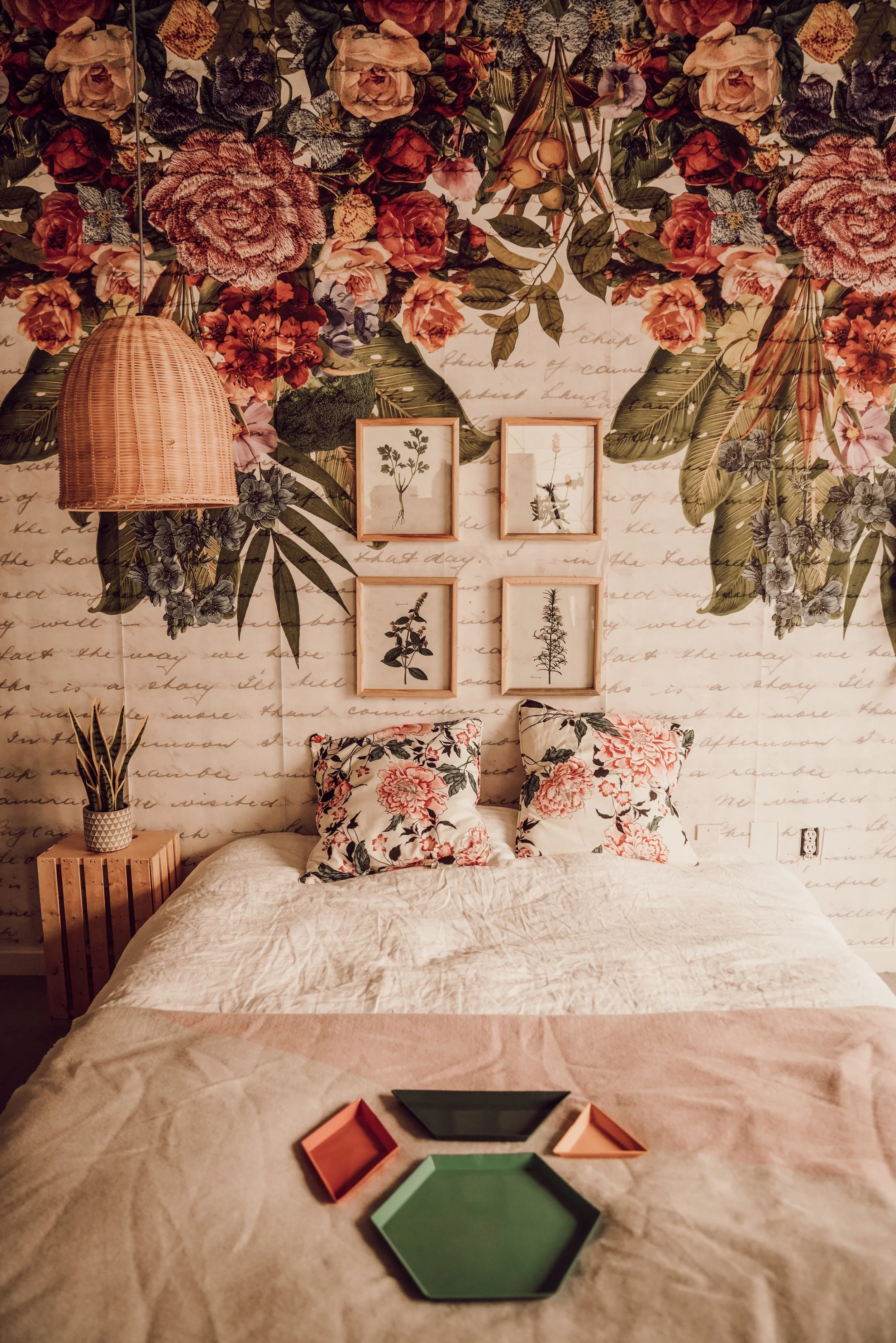 Spring Bedroom Makeover with Drew Barrymore's New Walmart Flower Collection