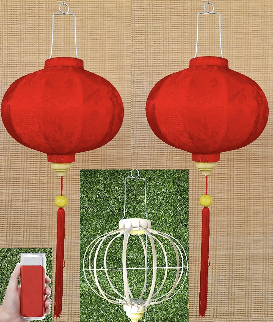 Vietnamese Silk Lanterns