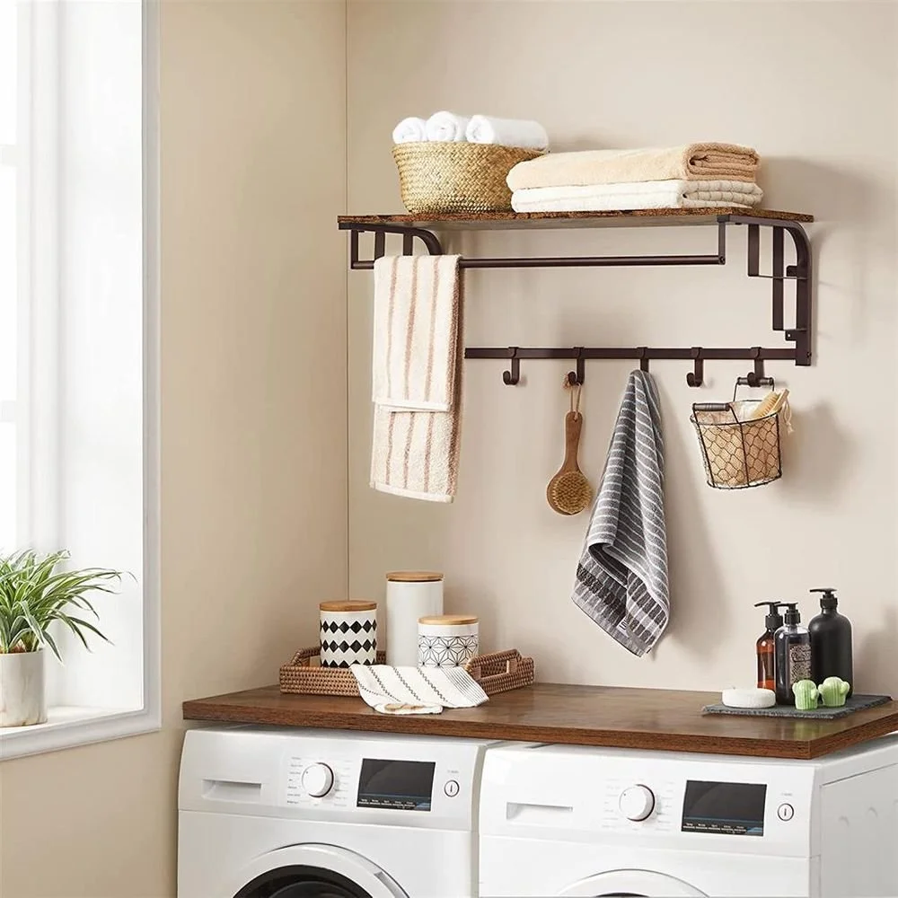VASAGLE Wall-Mounted Coat Rack