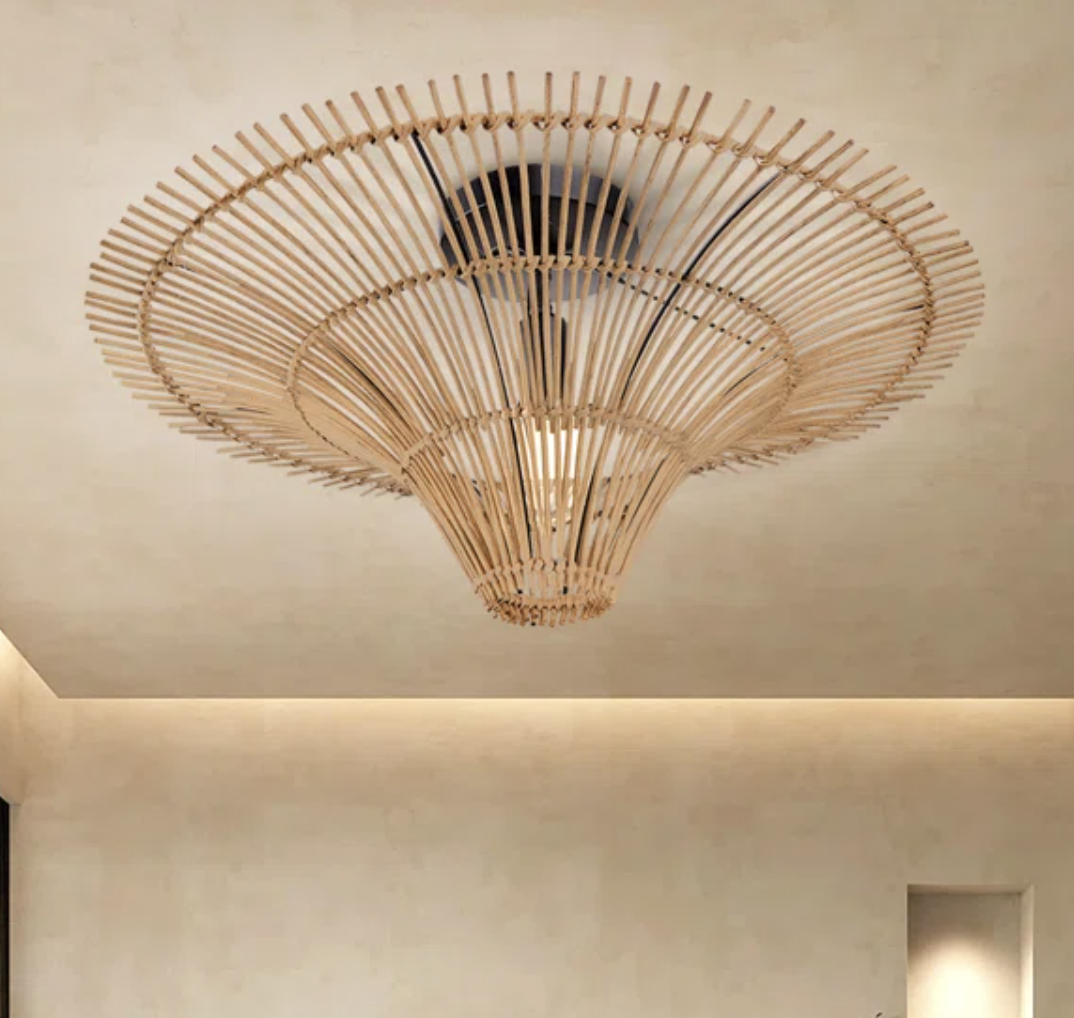 Rattan Chandelier