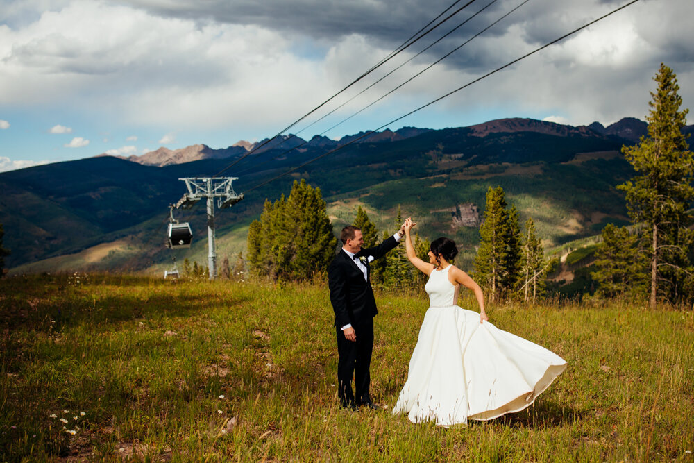 Four Seasons Resort and Residences Vail Wedding - Pool Ceremony -34.jpg