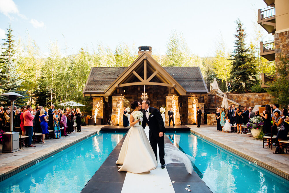 Four Seasons Resort and Residences Vail Wedding - Pool Ceremony -73.jpg