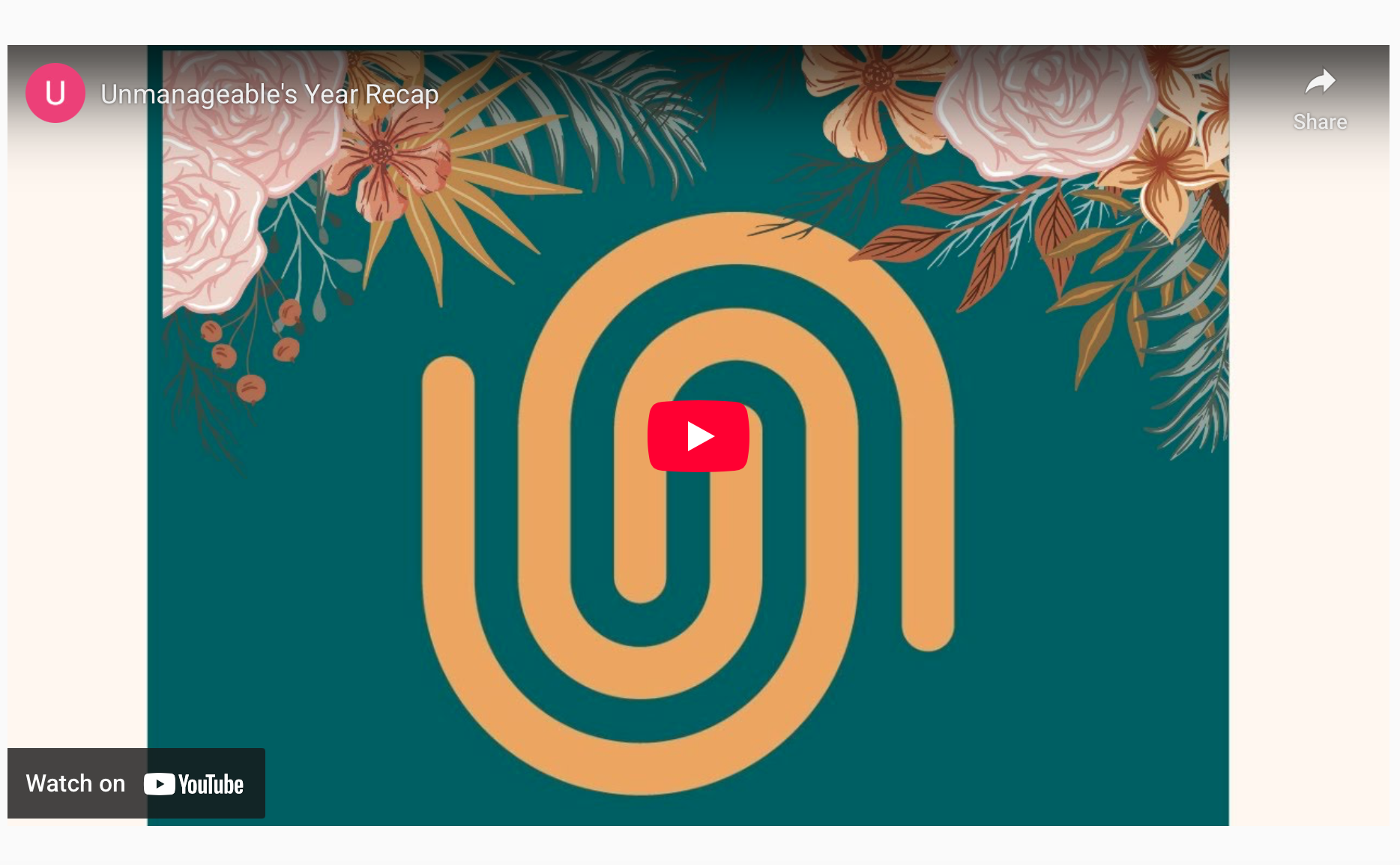 2025 Updates from Unmanageable