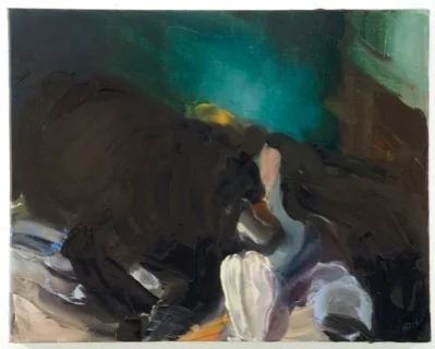 Bonkers #1, 11" x 14", oil on canvas