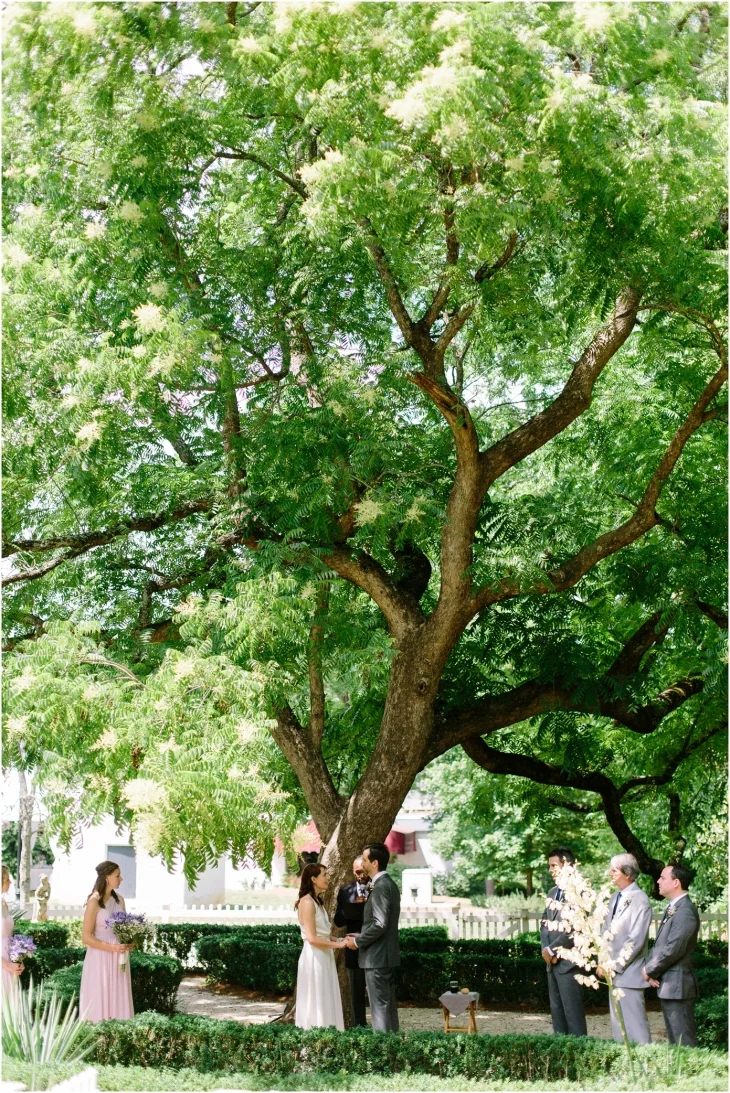 4. The Garden - Perfect for a small ceremony, seat guests inside or outside the white picket fence. Photo by JoPhoto