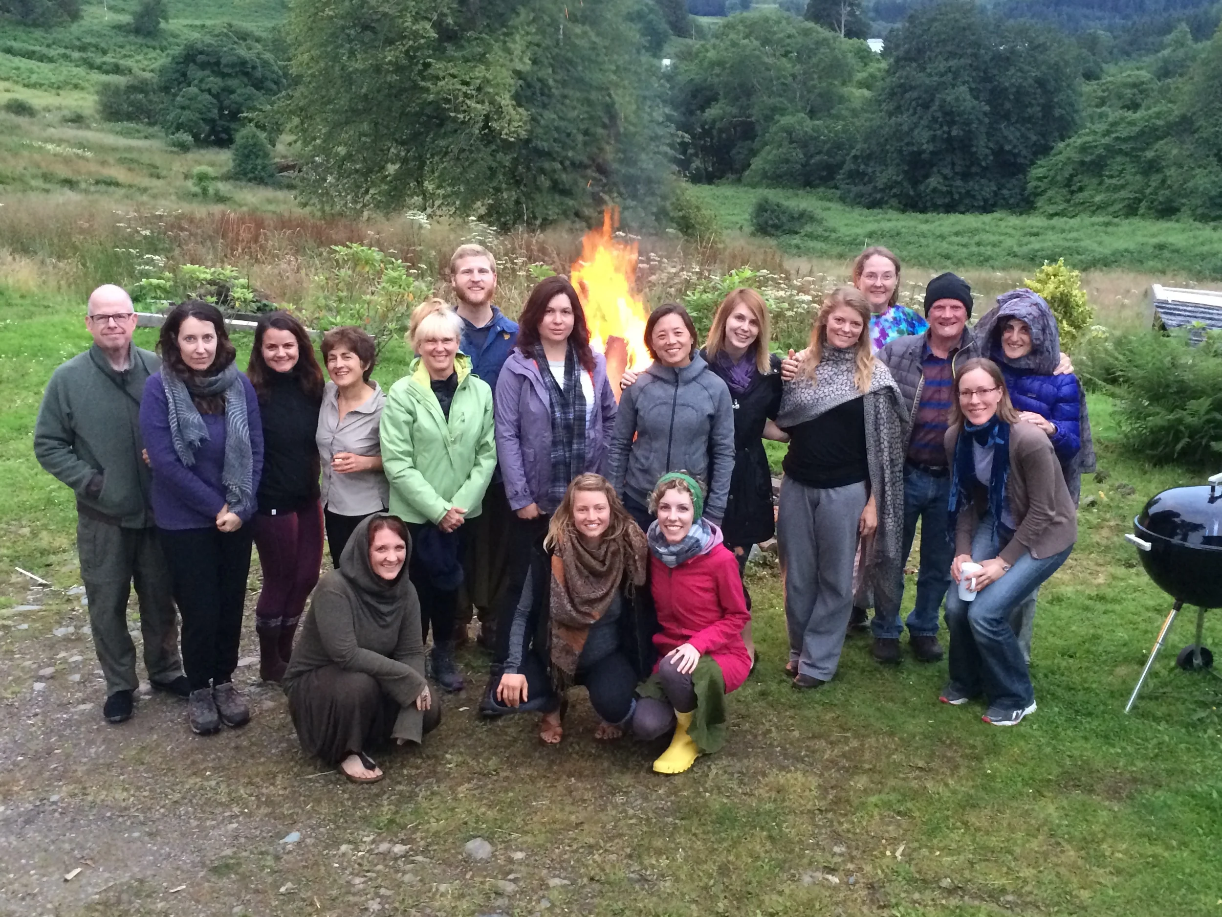 Scotland pilgrimage crew. Thanks for bringing us together, Yogascapes.