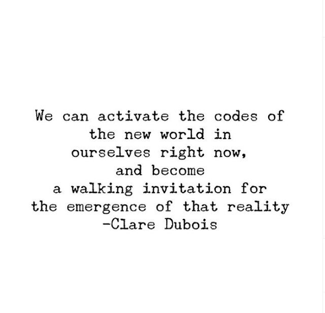 &ldquo;We can activate the codes of the new world in ourselves right now, and become a walking invitation for the emergence of that reality.&rdquo; Clare Dubois, Treesisters ⠀⠀⠀⠀⠀⠀⠀⠀⠀
⠀⠀⠀⠀⠀⠀⠀⠀⠀
We cannot create a new world with an economy that requir