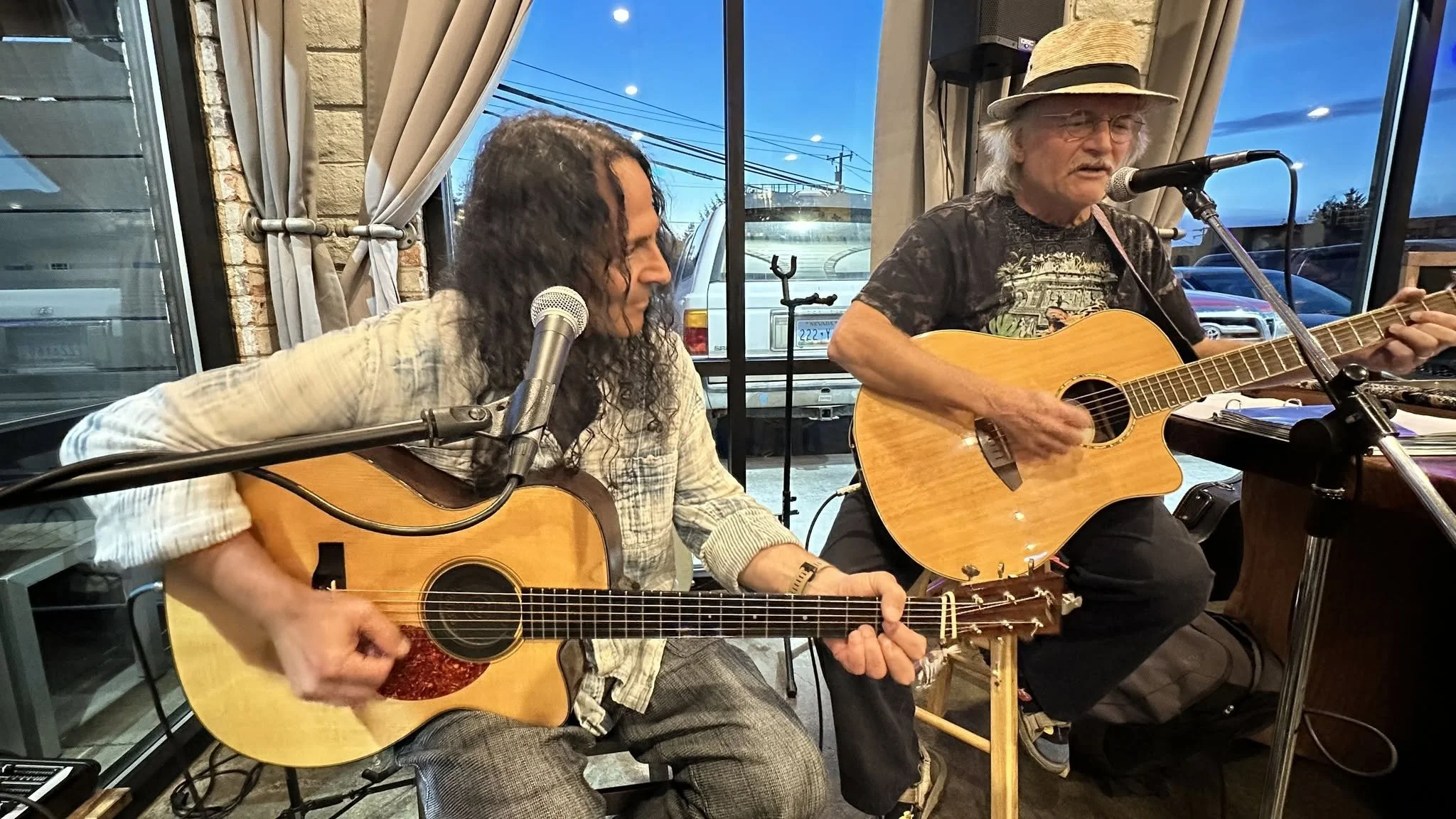 Tony Khalife &amp; Seabury Gould at Fieldbrook Winery