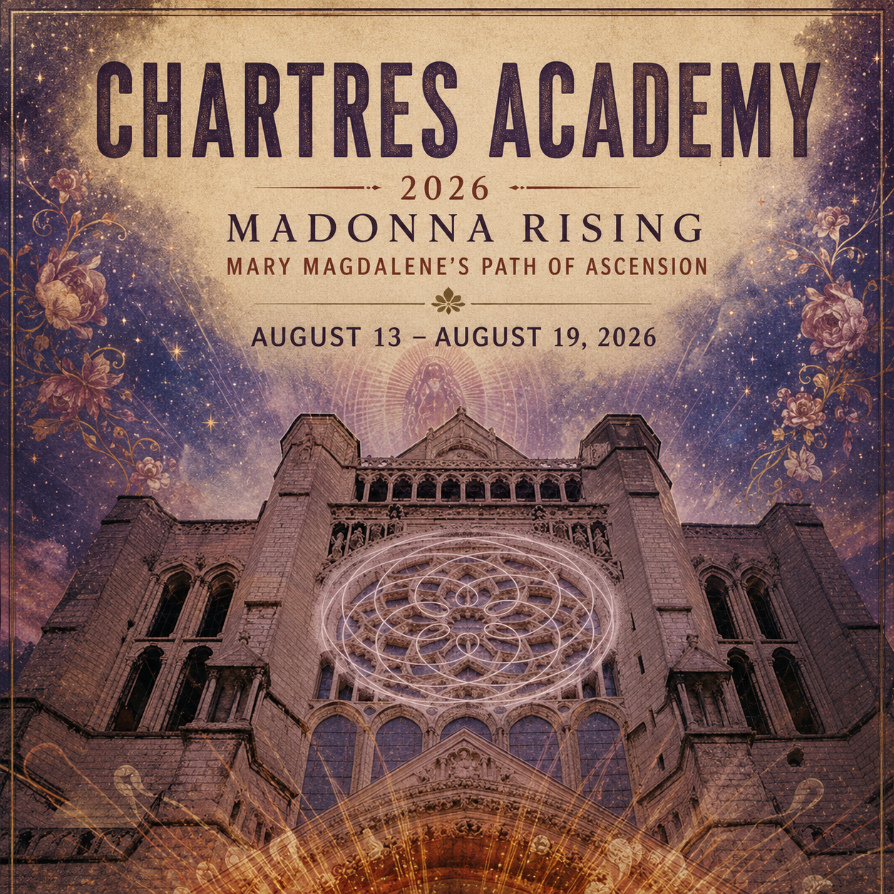 Chartres Academy 2026: Madonna Rising​: Mary Magdalene’s Path of Ascension