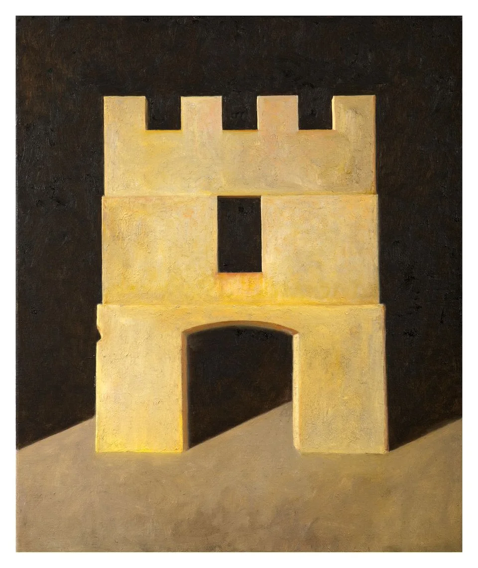 Fortress I, 2012. Oil on canvas, 30 x 25 inches. Photo by John Harpring.