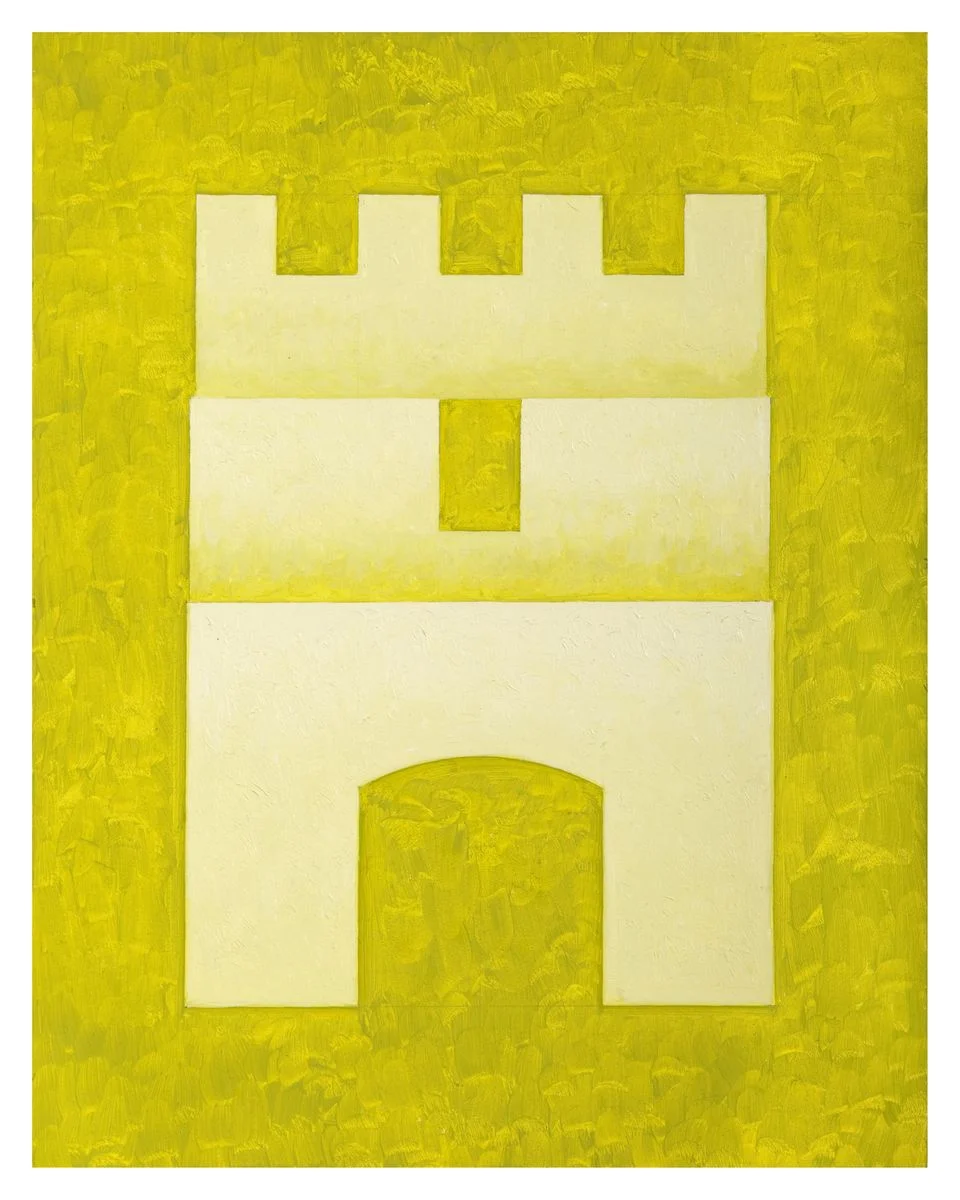 Fortress XXXI, 2013. Oil on canvas, 14 x 11 inches.