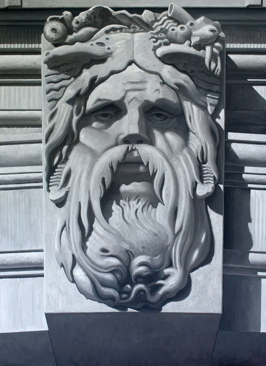 River God II, 2006. Oil on canvas, 66 x 48 inches. Collection of the artist.