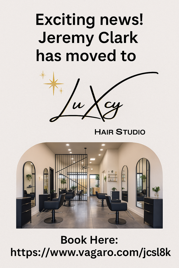 Jeremy Clark is now working at Luxcy Hair Studio