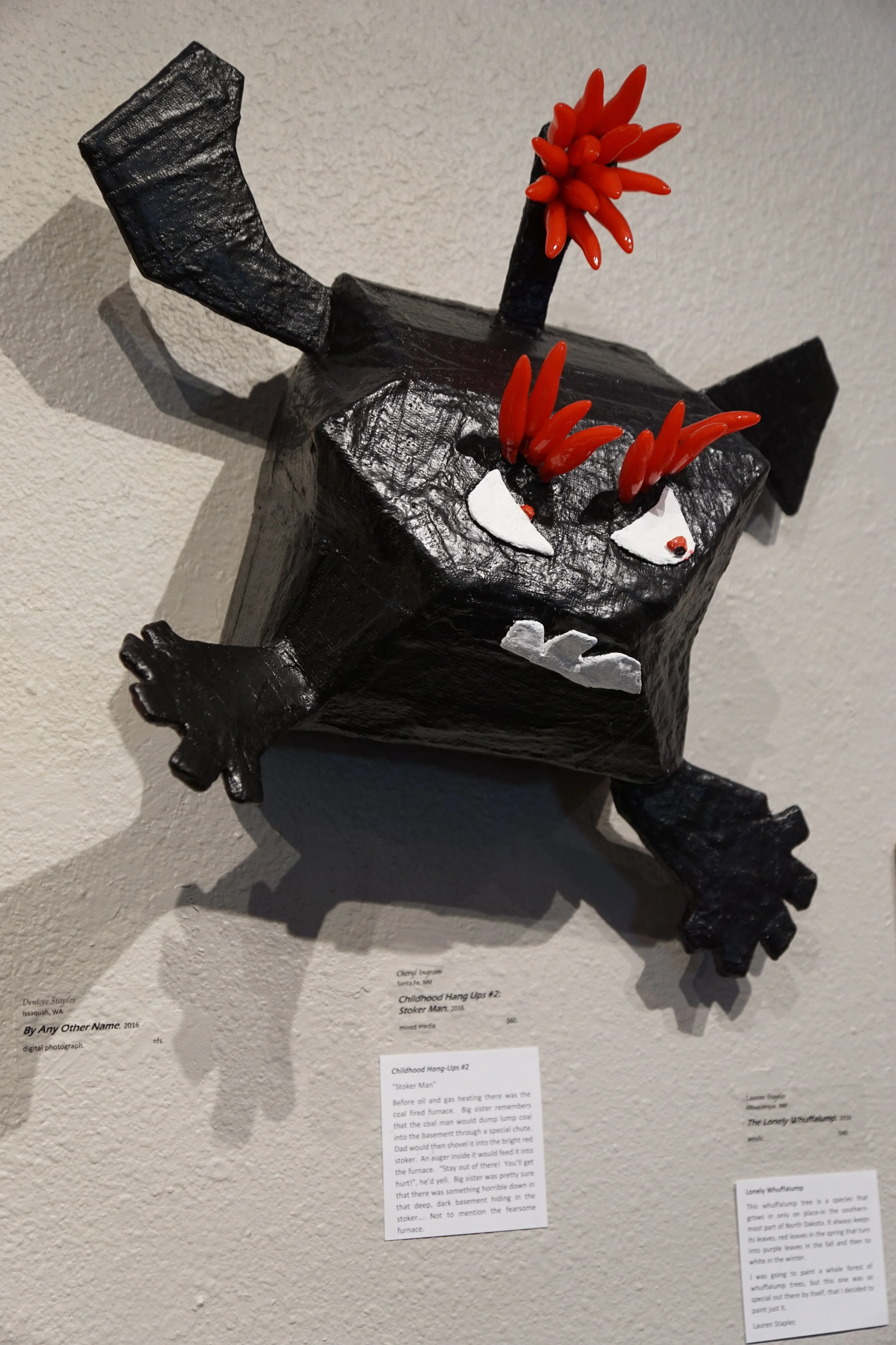  Cheryl Ingram,&nbsp; Childhood Hang Ups #2 Stoker Man , mixed media 