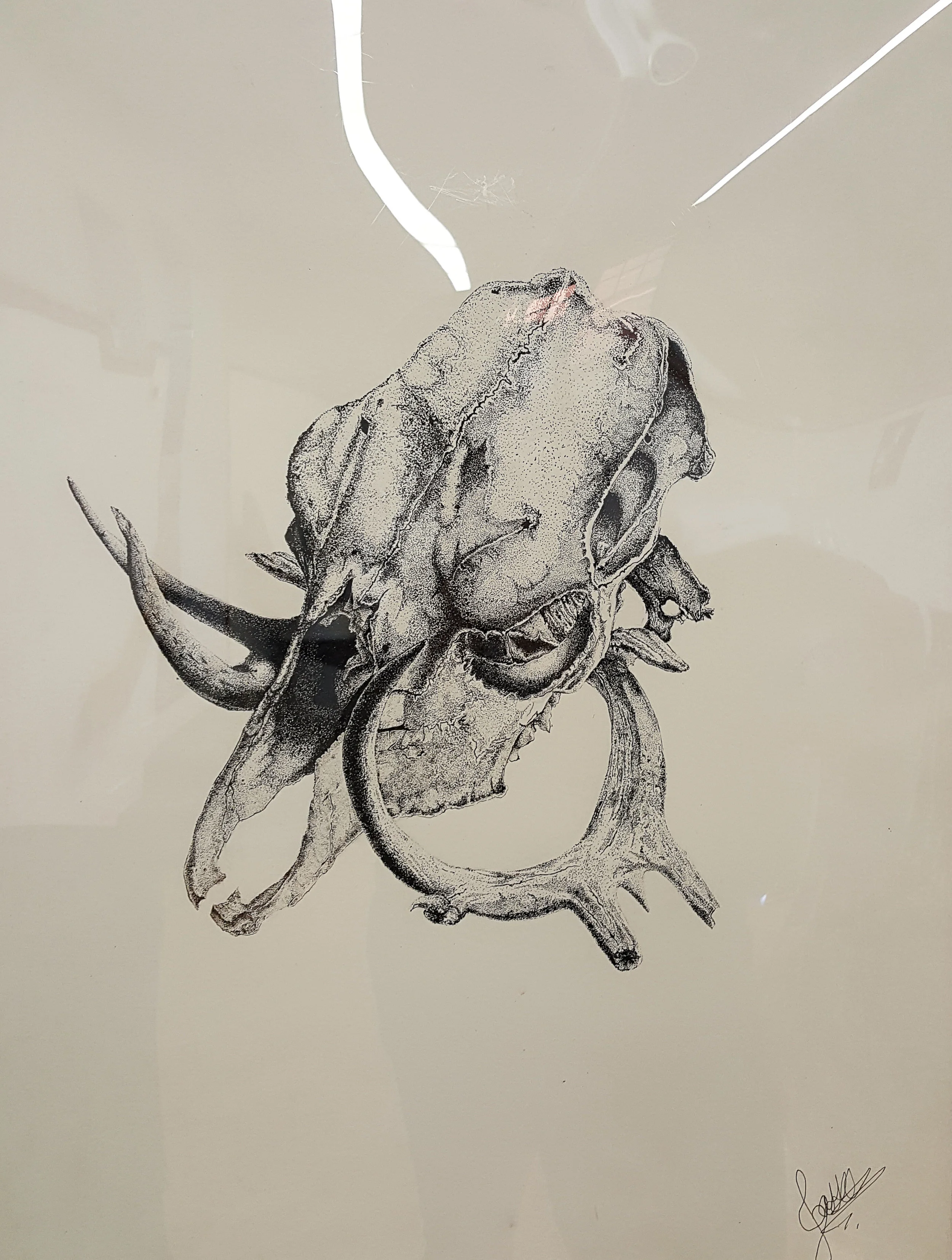 Noe Palomares, The Small Points of Patience, ink