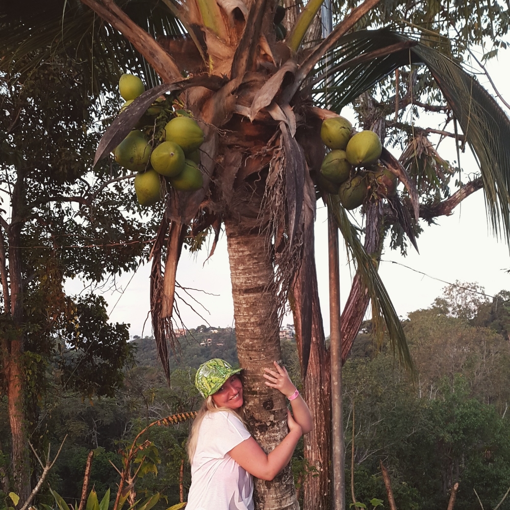 Doing some tree hugging :)