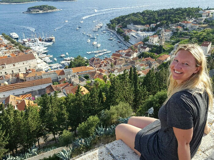 Hvar - fortress view 