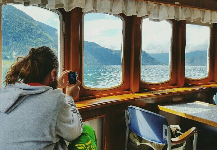 The ferry from Kaupanger to Gudvangen 