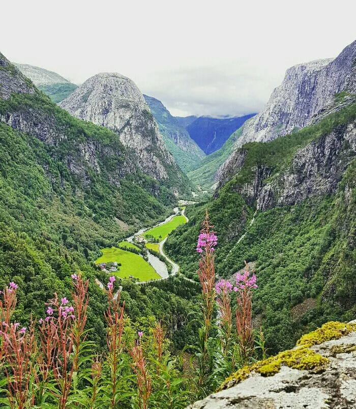 The view from Stalheim hotel 