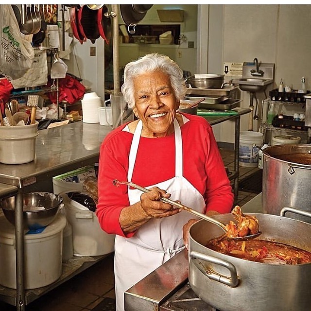 RIP #leahchase New Orleans legend &amp; leader chef-restaurateur who fed gumbo to everyone from Presidents to Freedom Riders. &ldquo;She is of a generation of African-American women who set their faces against the wind without looking back,&rdquo; sa