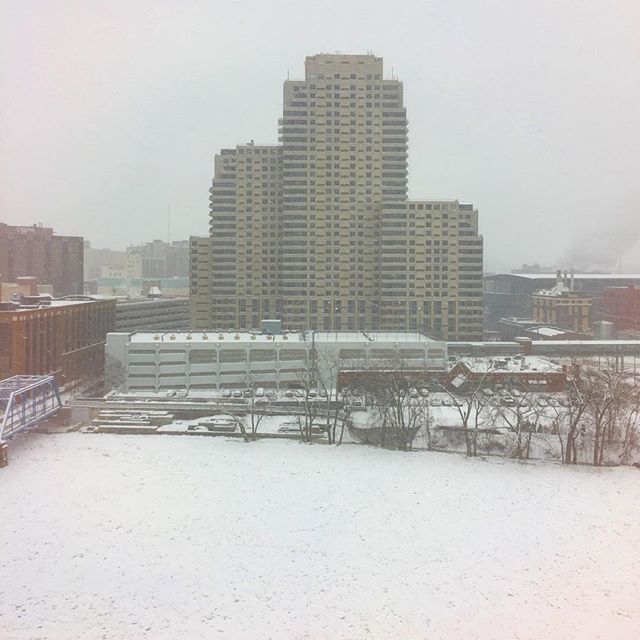 #winter is full on today here I. #grandrapids - stay safe and warm out there! Looking forward to a #snowy weekend! More to follow... #snowfall #snow #winterwonderland #wintermood #wintermood #frozen #frozenriver #thegrandriver #grandriver #urbanlands