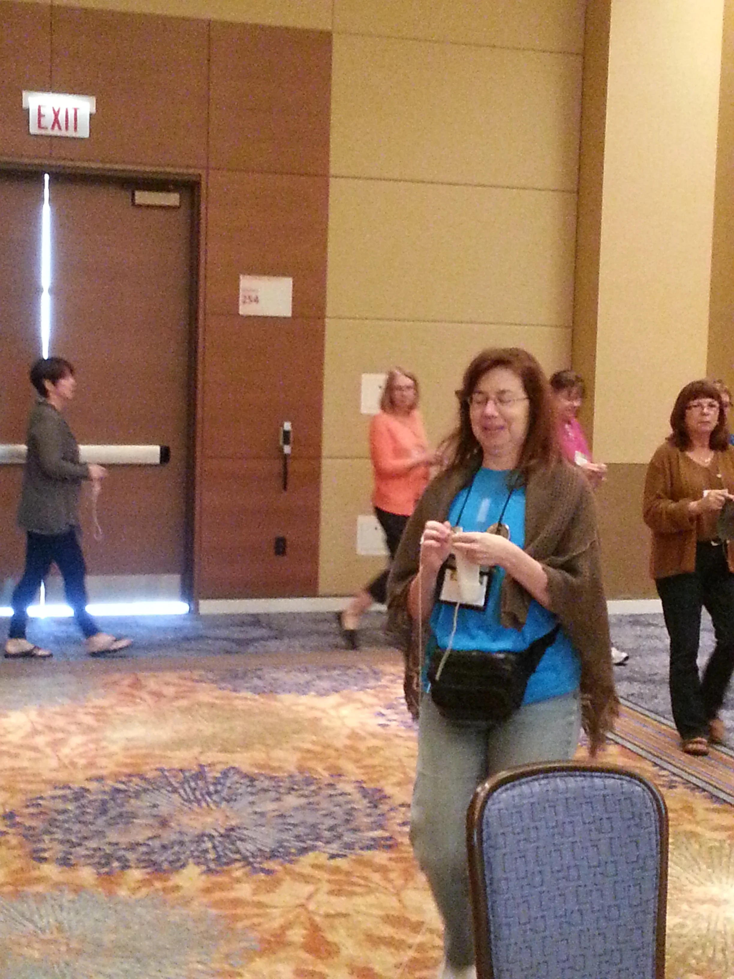 Swatchbucklers at Stitches West 2014 led by my favorite gal from Georgia.