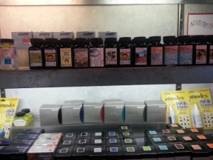 Just a portion of the wall of ink at Flax. I can't breathe, OMG, I can't breathe!