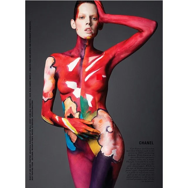  Assisting Anastasia Durasova @ The Wall Group for Veoir Magazine 