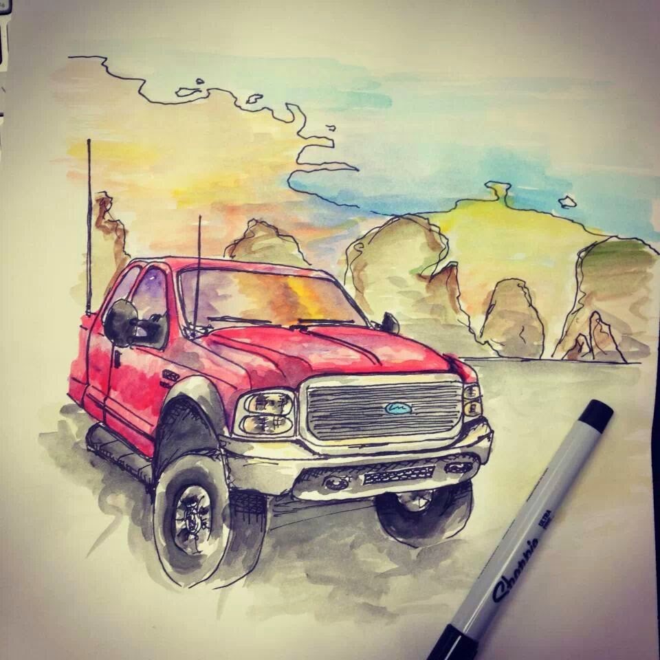 One of my former students trucks.