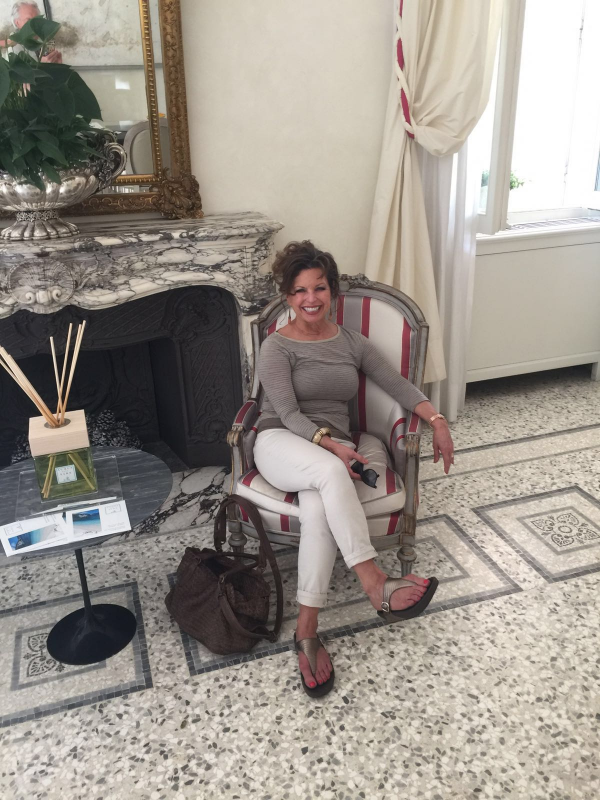 The lobby of Villa Vedetta