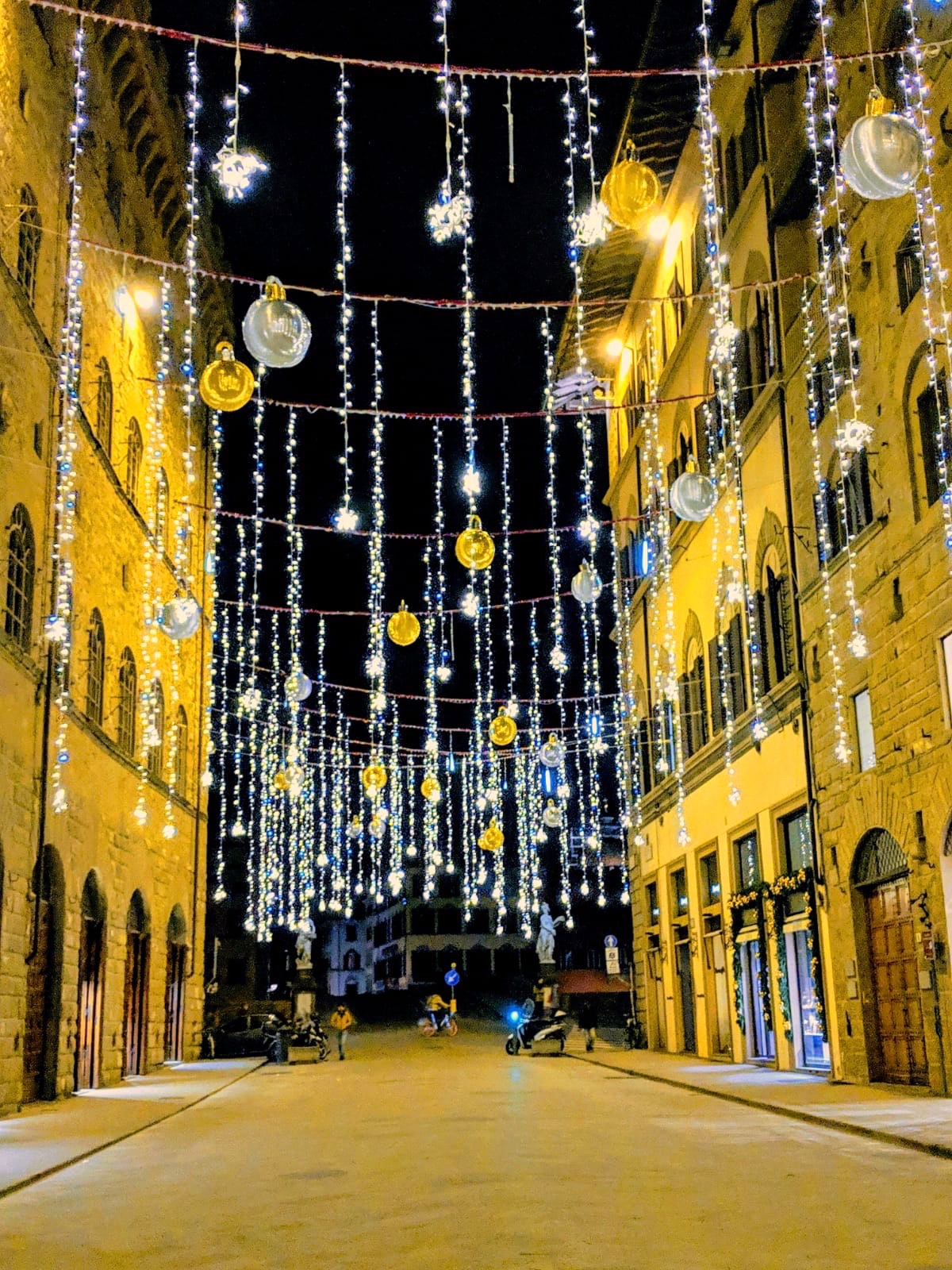 Via Tornabuoni, home to fabulous luxury fashion houses, such as Gucci, Ferragamo, Prada, and many more. Photo taken by Nick.
