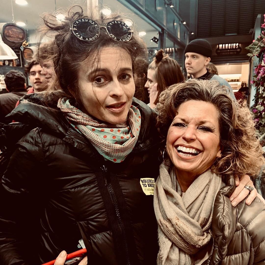 Literally bumped into one of my favorite actresses, Helena Bonham Carter (I know, right???), at one of our favorite eateries in Mercato Centrale: Perini&rsquo;s.  She asked that we donate to a charity for agreeing to the photo. So, of course, Planned