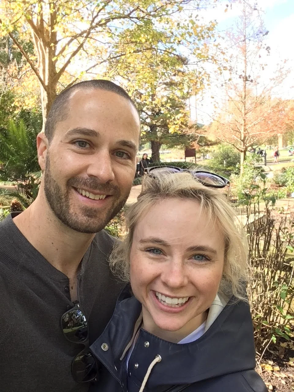 A pic in the Royal Botanic Gardens during our recent trip to Sydney