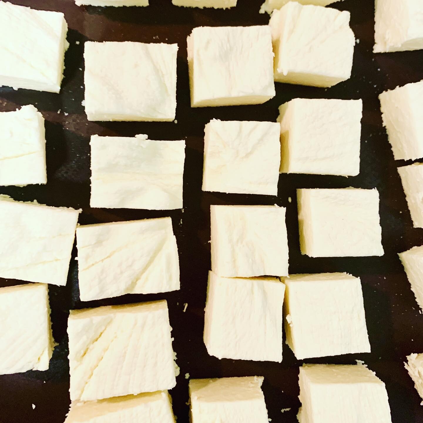 And then, they made cheese! ◽️⚪️◽️⚪️
#paneer #chhena #itsallthehype&nbsp;
&darr; 
Paneer is a solid protein source for all you lactose indulgent vegetarians. It&rsquo;s also easy to make. Recipe below.
&darr; 
PANEER
1 gallon of whole cow or goat mil