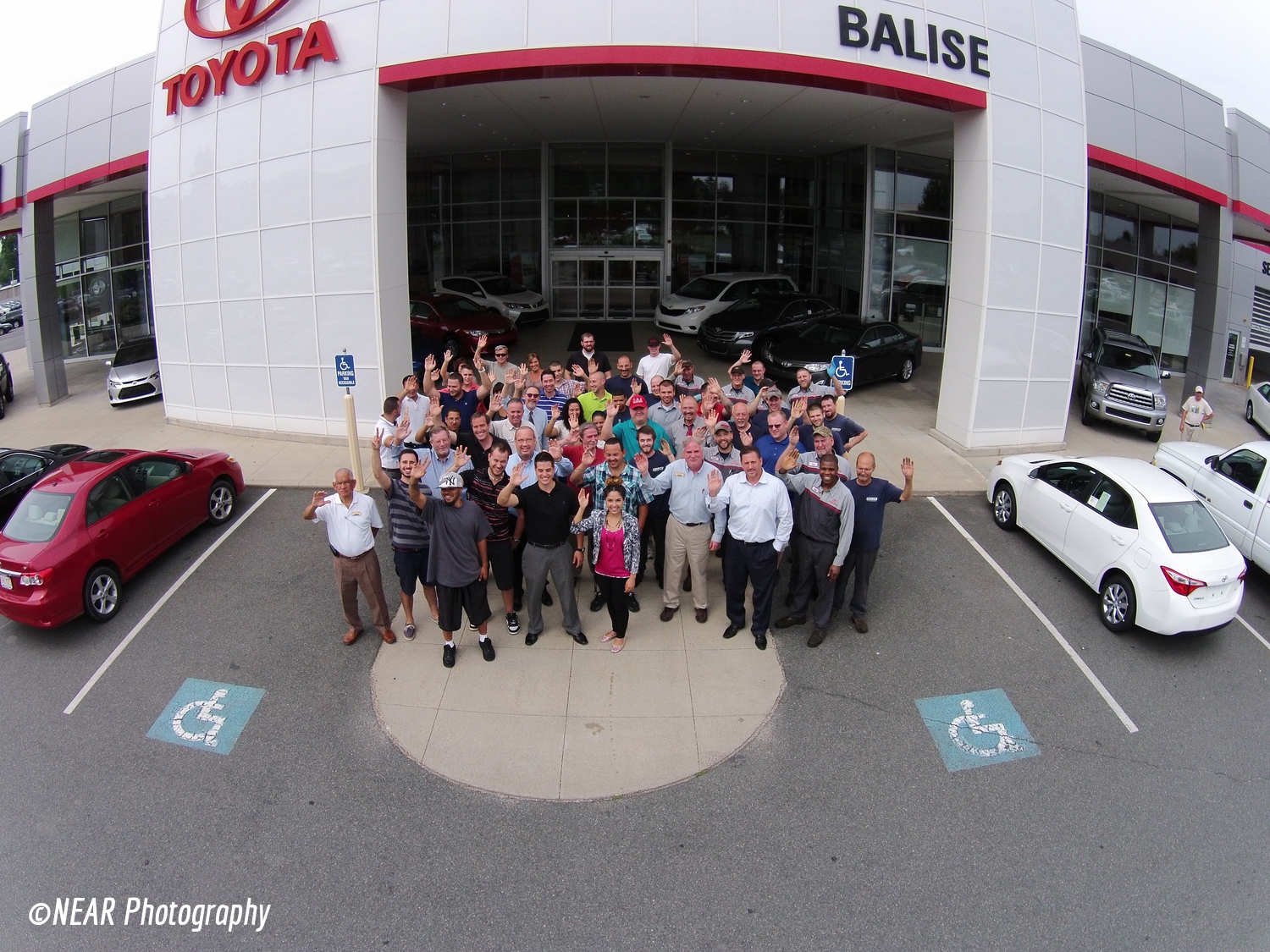 Group Shot at Local Toyota Dealer
