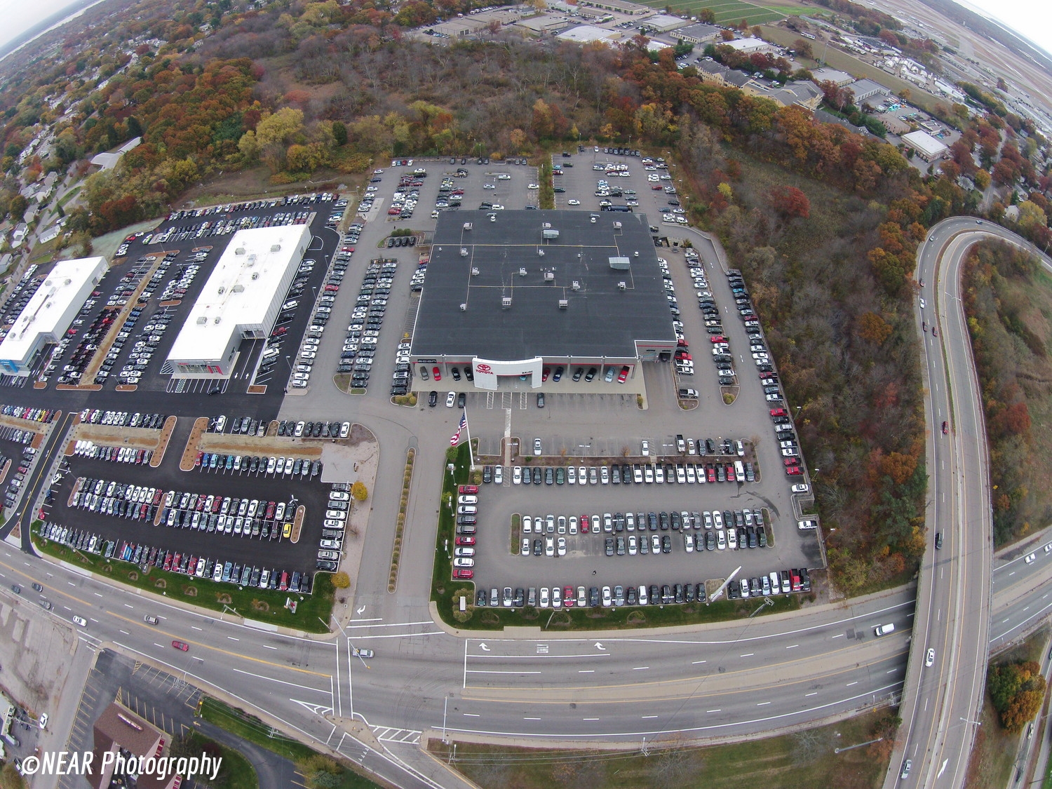 High Altitude Shot of Inventory
