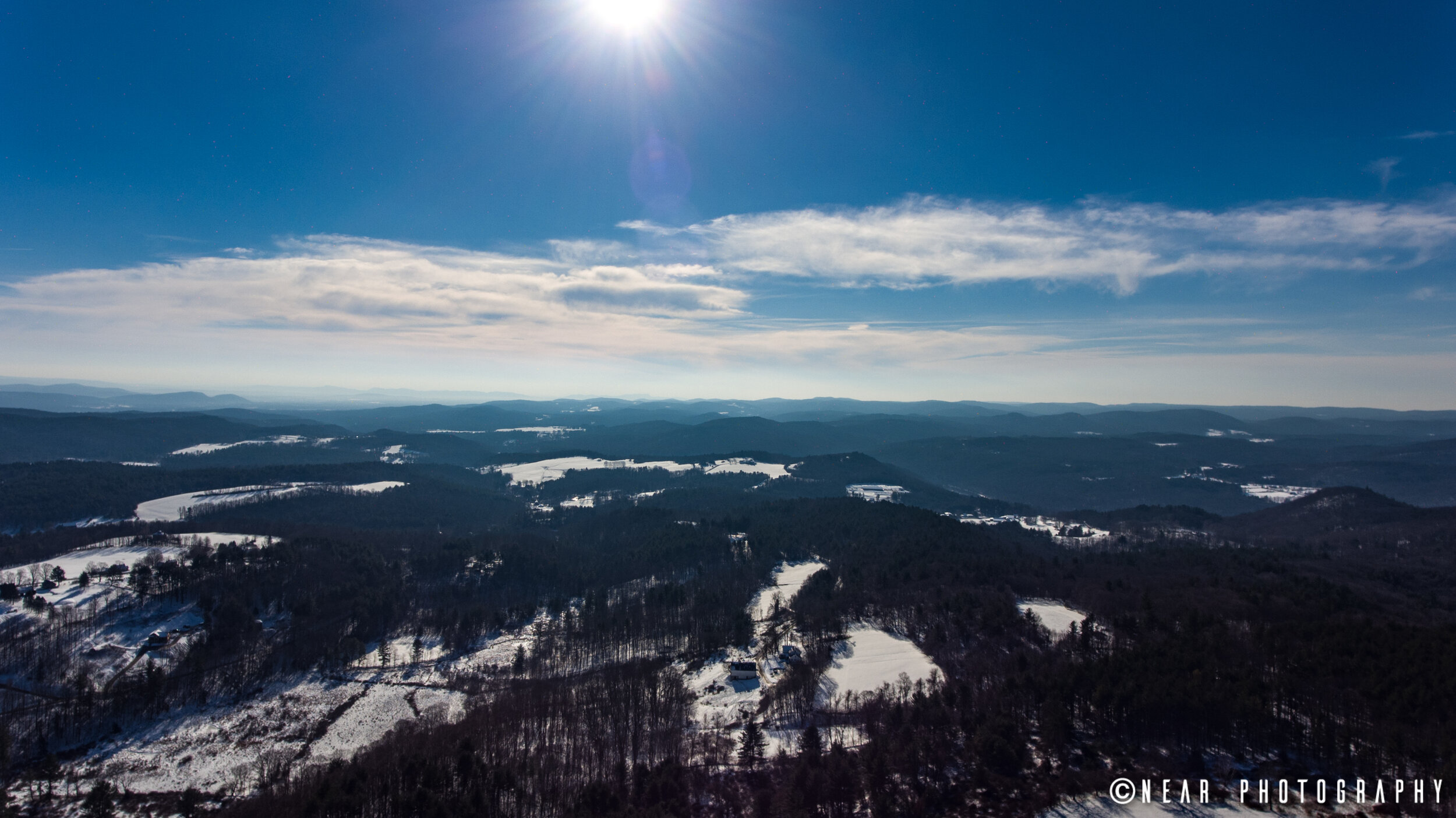 New England under snow