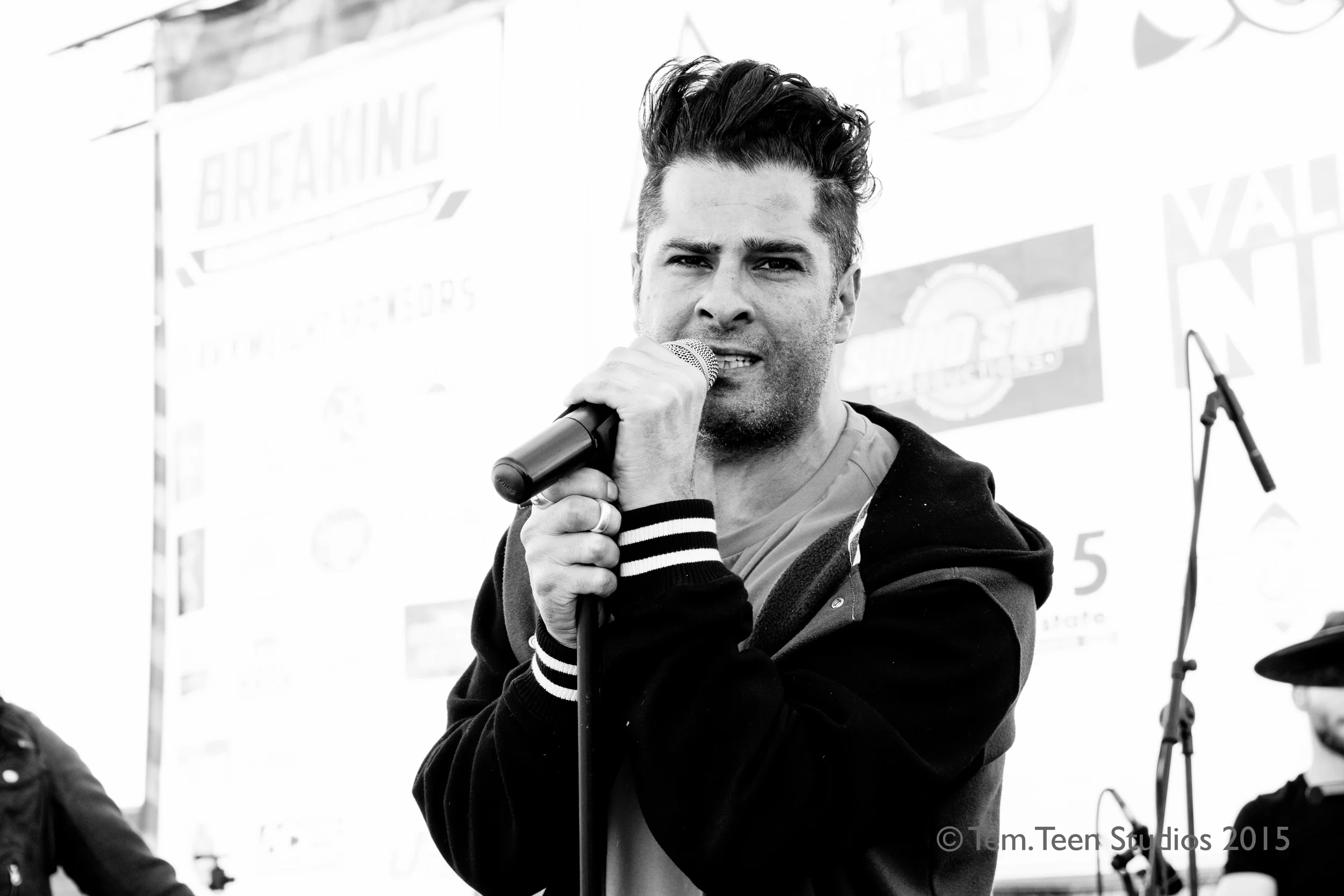 I caught Milad mid-vocal with him giving me a face I call the "Rockstar Cheese."