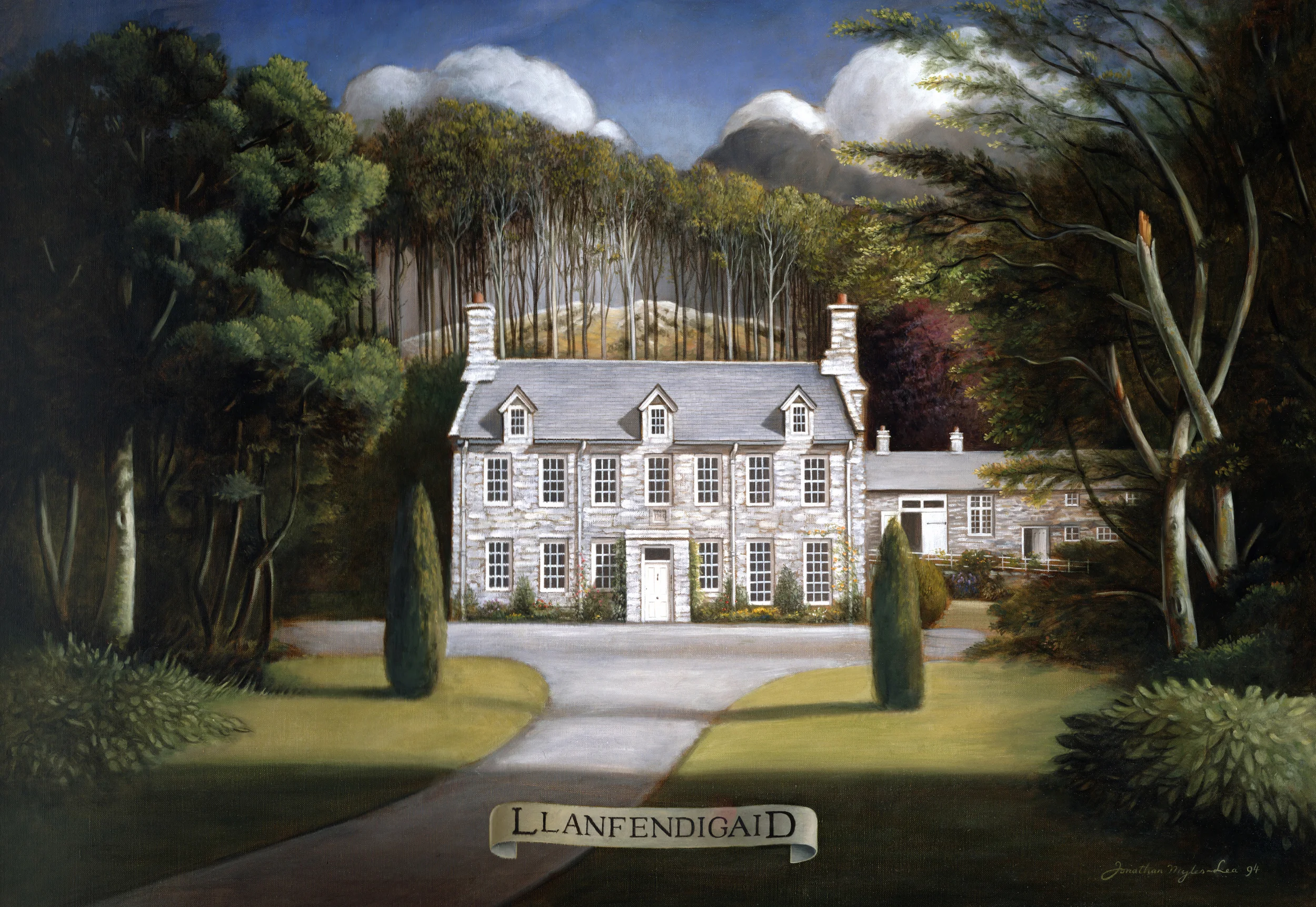 Llanfendigaid, Towyn, Wales. (42" x 30")