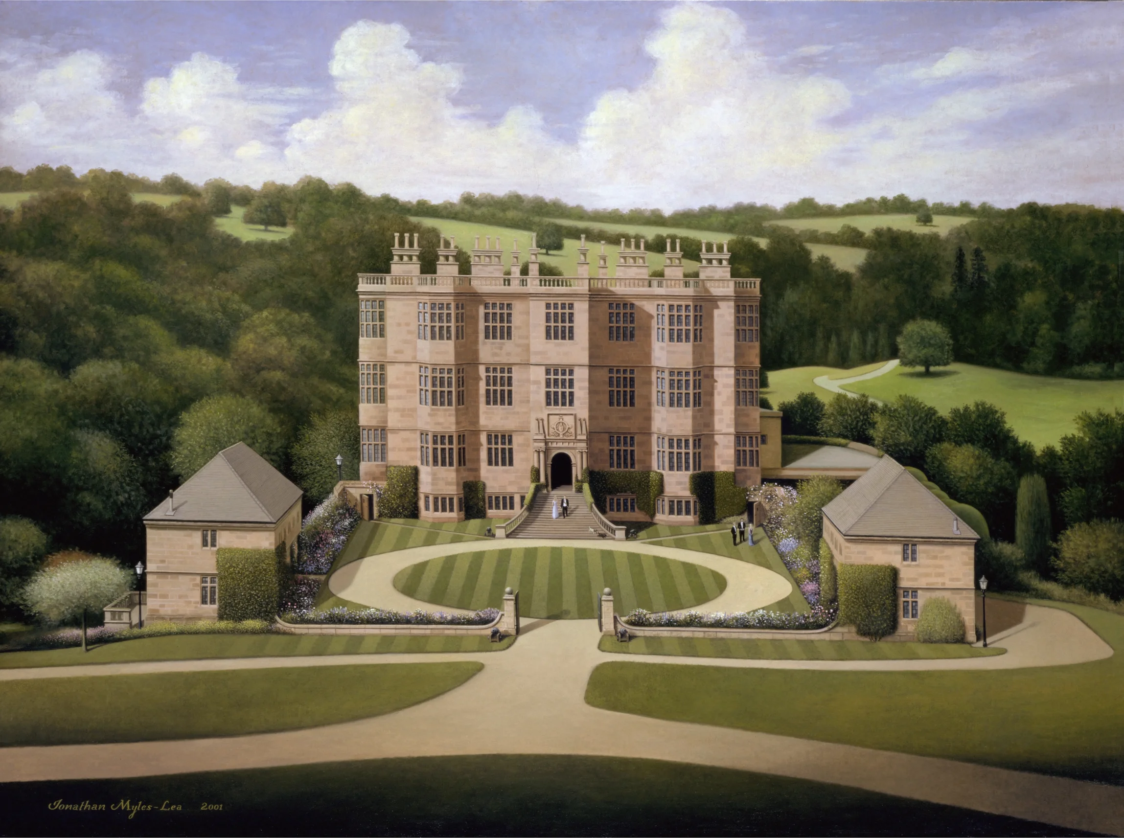 Wootton Lodge, Staffordshire (46" x 30").