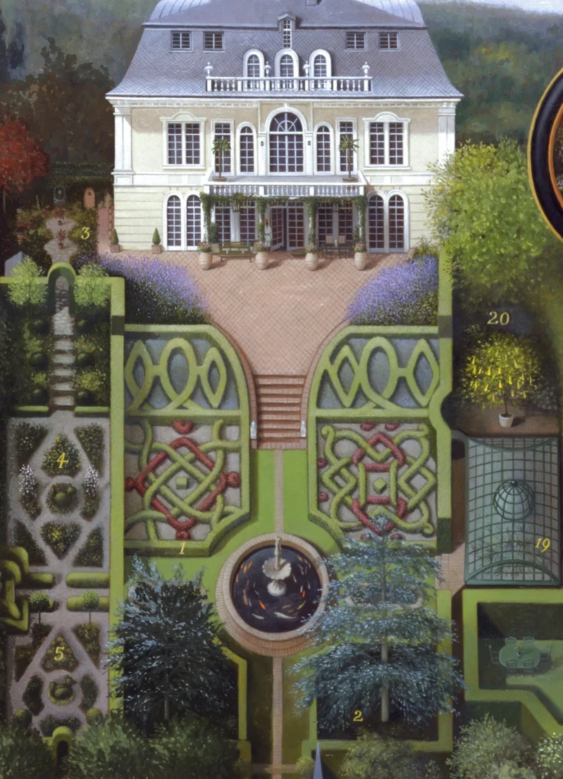 Detail of 'An English Garden in Cologne'.