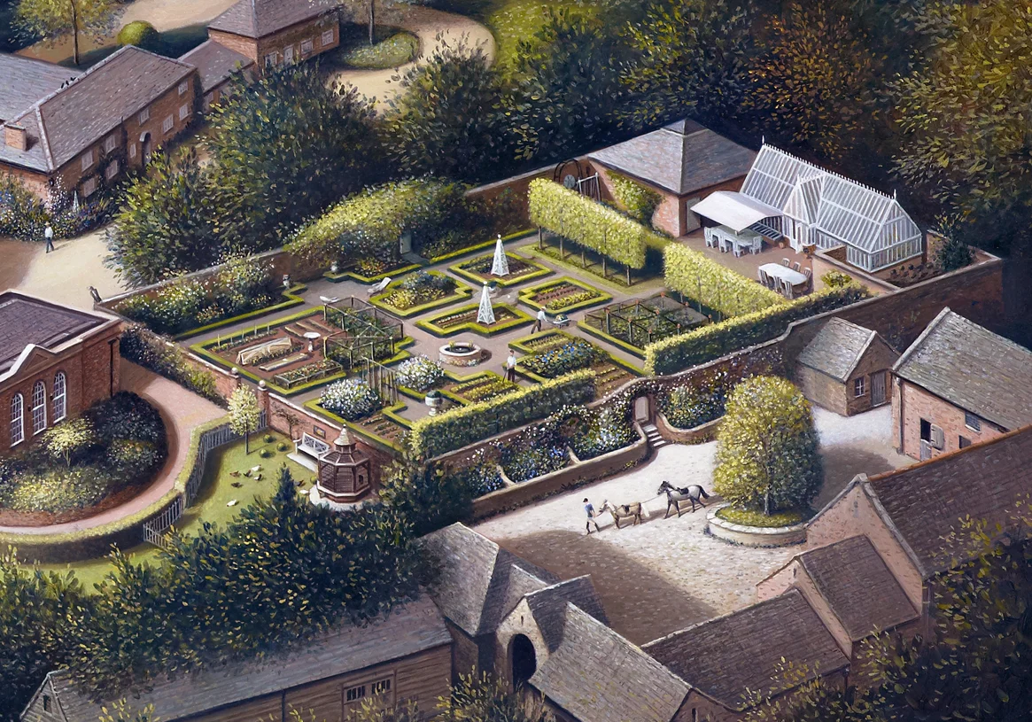 Detail of the Kitchen Garden at Priors Marston.