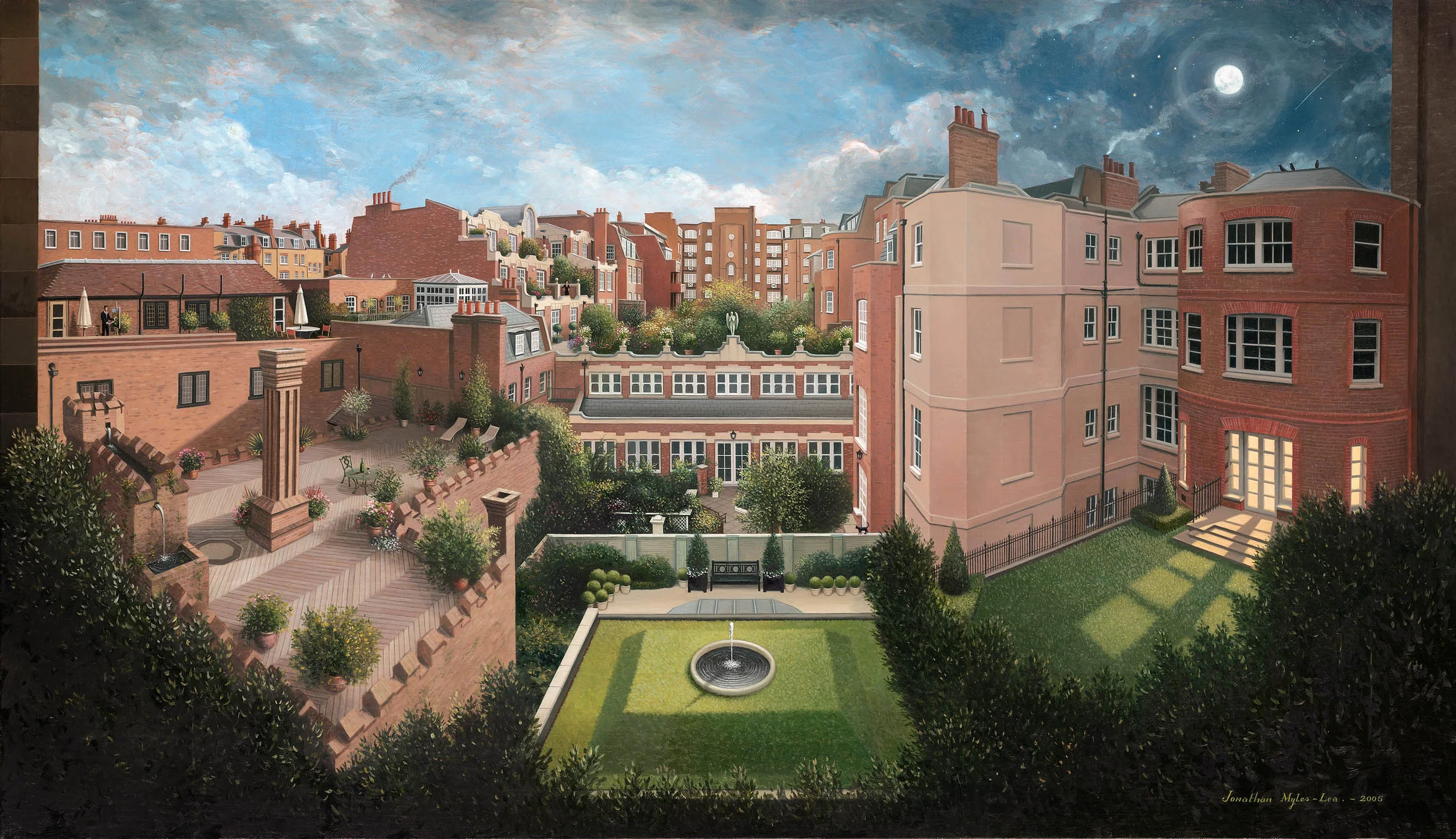 A View in Mayfair, London.