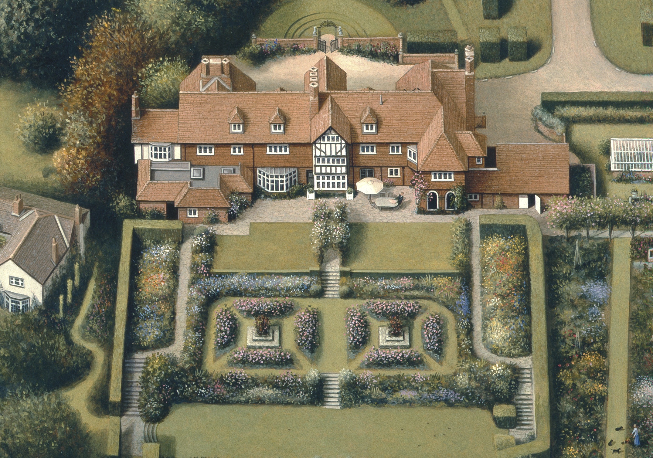Detail of Upton Grey, Hampshire.