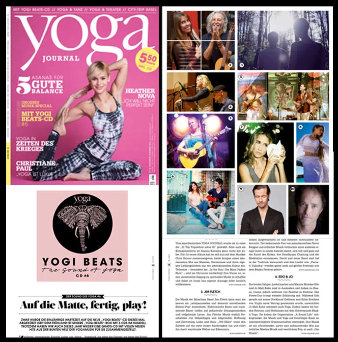 FEATURE ON YOGA JOURNAL GERMANY