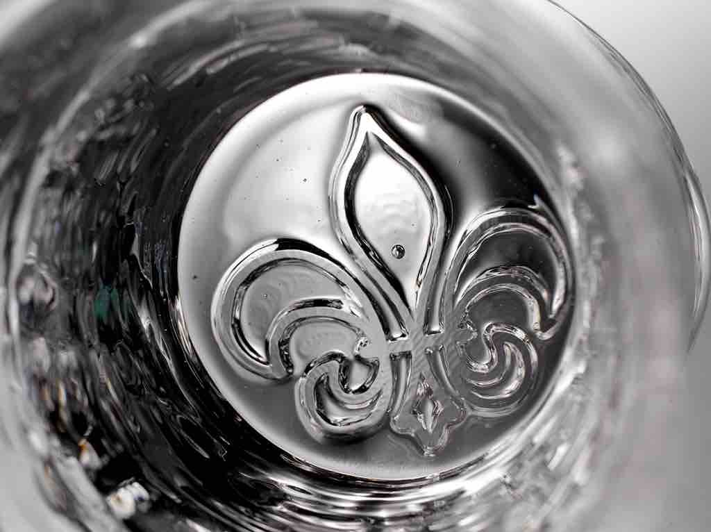 Fleur de Lis Glass