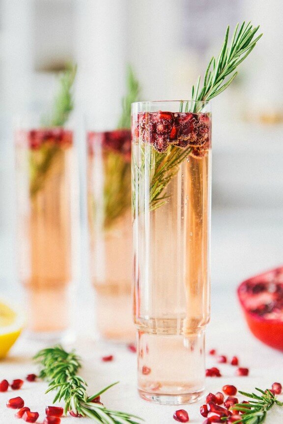 Pomegranate Rosemary Spritzer