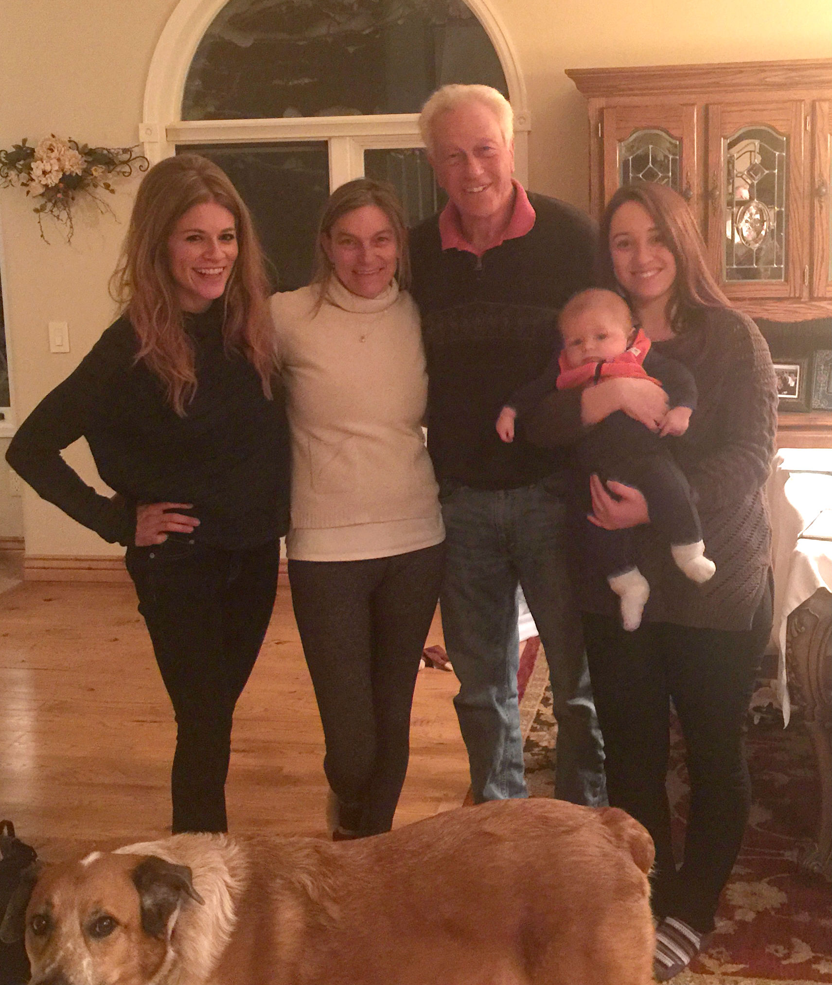 Tiff, Robin, Steve, Vesna and the newest member of our team...Baby Skyler....Oh yeah and Willie the puppy! 