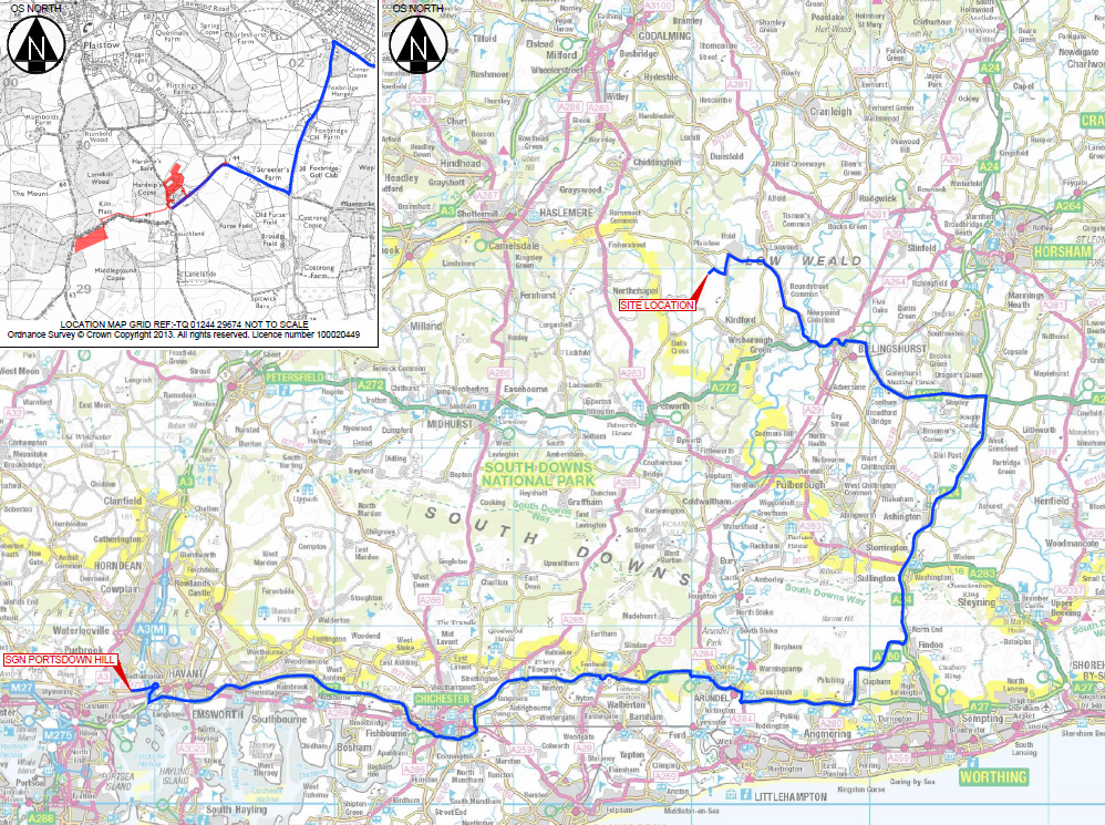 The published Gas Tanker route