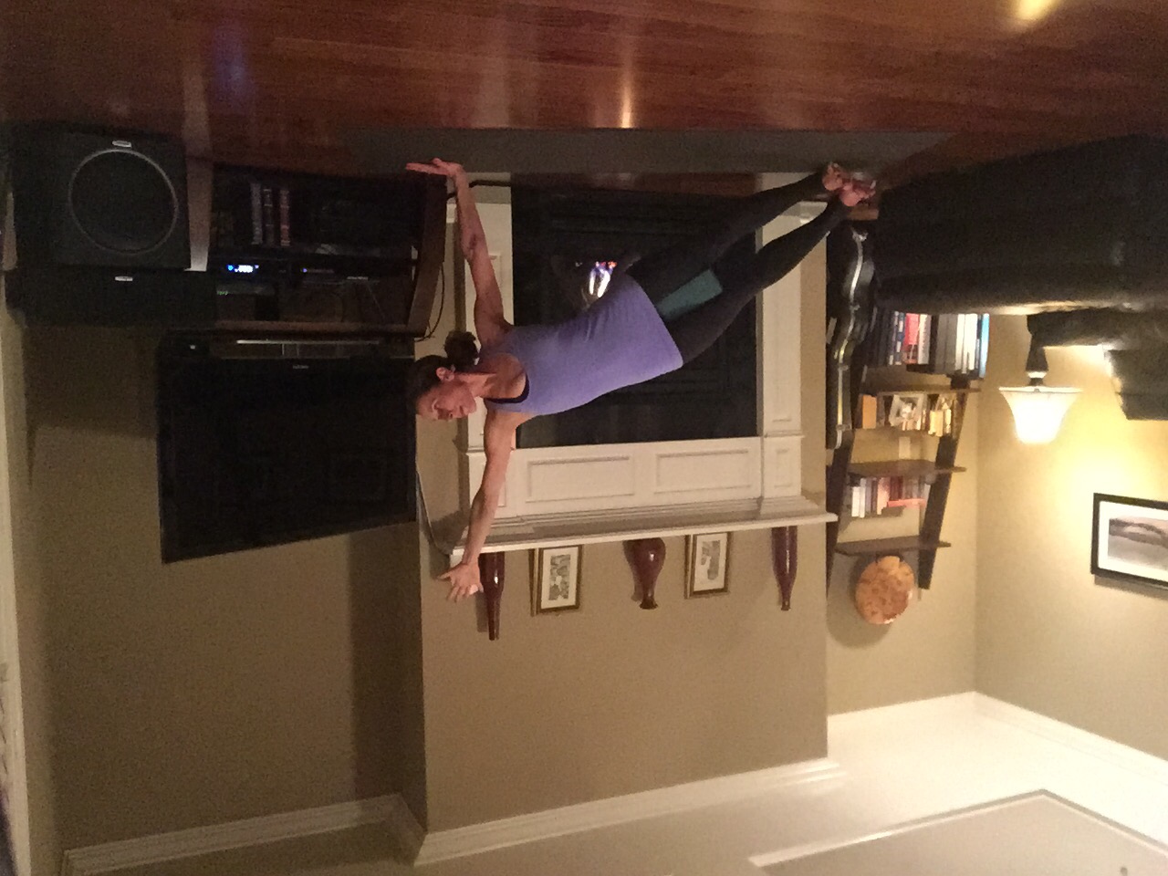 In any arm balance, you have to press away from the floor and stay engaged!
